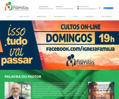 Ifamilia.com.br(Igreja da Família) Screenshot