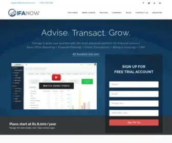 Ifanow.com(Financial Planning Software) Screenshot