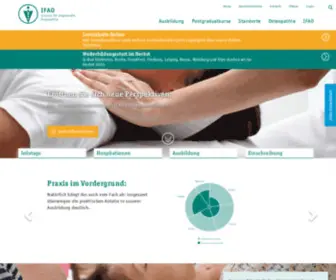 Ifaop.com(Osteopathie Ausbildung) Screenshot