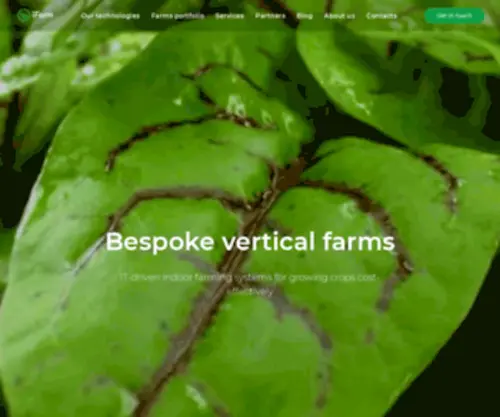 Ifarm.fi(Vertical farming technology ifarm) Screenshot
