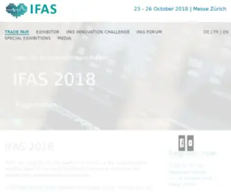 Ifas-Messe.ch(IFAS) Screenshot