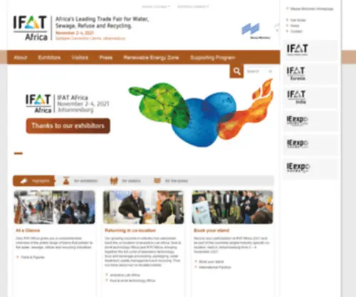 Ifatforum-Africa.com(Ifat africa) Screenshot