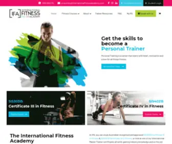 Ifatraining.com.au(International Fitness Academy) Screenshot
