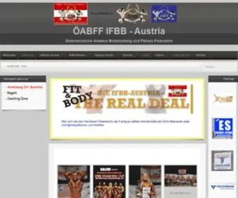 IFBB-Austria.at(IFBBPRO) Screenshot