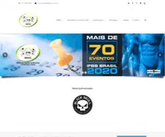 Ifbbbrasil.com.br(IFBB Brasil) Screenshot
