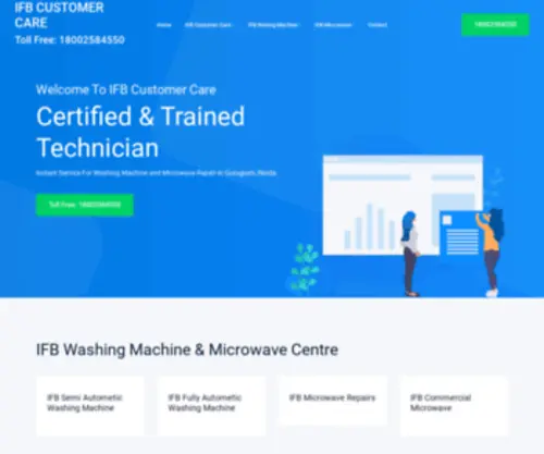 Ifbcustomercares.com(IFB Washing Machine Customer Care) Screenshot