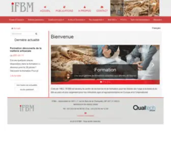 IFBM.fr(Institut Français de la Brasserie et de la Malterie) Screenshot