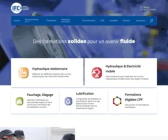 IFC-HYdraulique.com(Formation hydraulique mobile & hydraulique stationnaire) Screenshot