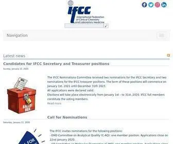 IFCC.org(The International Federation of Clinical Chemistry and Laboratory Medicine (IFCC)) Screenshot