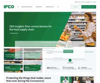 Ifco.com(IFCO SYSTEMS Worldwide) Screenshot