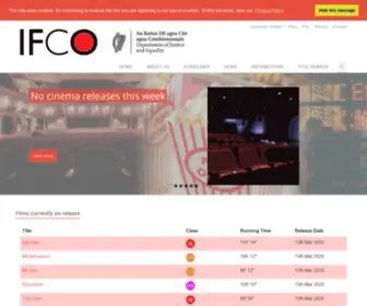 Ifco.ie(Irish Film Classification Office) Screenshot