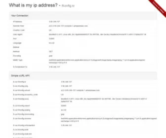 Ifconfig.io(Ifconfig) Screenshot