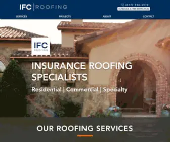 Ifcroofing.com(Roofing & General Contractor) Screenshot