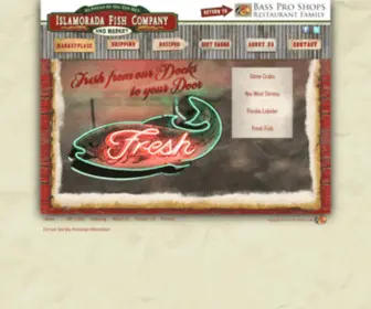 Ifcstonecrab.com(Islamorada Fish Company) Screenshot