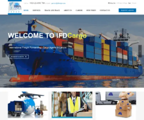 Ifdcargo.com(International Freight Forwarding) Screenshot