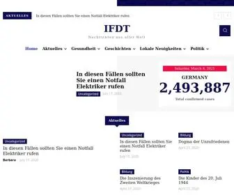 IFDT.de(Homepage) Screenshot