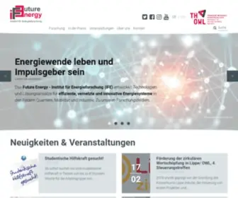 Ife-OWL.de(Das Institut für Energieforschung (iFE)) Screenshot