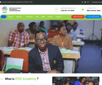 Ifedacademy.com(IFED HOME) Screenshot