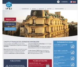 Ifei.org(L'institut Français de l'Expertise Immobilière) Screenshot