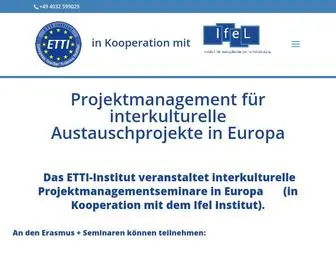 Ifel-Institut.eu(ETTI-Institut) Screenshot