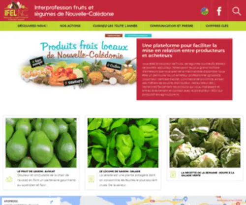 Ifel.nc(Fruits et légumes de nouvelle) Screenshot