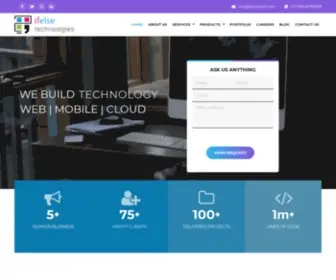 Ifelsetech.com(Ifelse Technologies) Screenshot