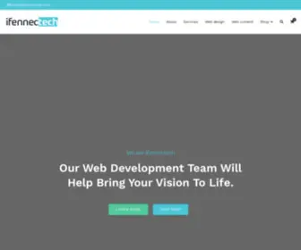 Ifennectech.com(Web design) Screenshot