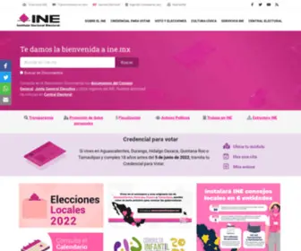 Ife.org.mx(Instituto Nacional Electoral) Screenshot