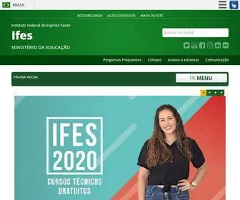 Ifes.edu.br(Página) Screenshot