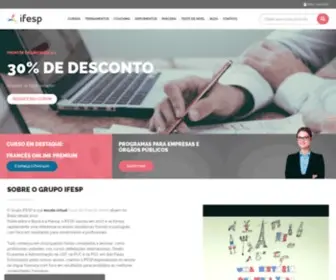Ifesp.com.br(Escolas de idiomas que transformam e capacitam pessoas) Screenshot