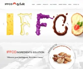 Iffcoingredients.com(IFFCO Ingredient) Screenshot