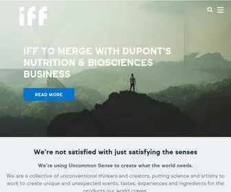 IFF.com(Discover why International Flavors & Fragrances) Screenshot