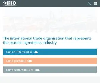 Iffo.com(The Marine Ingredients Organisation) Screenshot