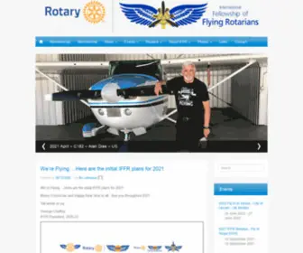 IFFR.org(International Fellowship of Flying Rotarians) Screenshot