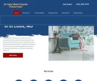 Iffrigbrotherspainting.com(Residential Interior & Exterior Painting Maryville) Screenshot