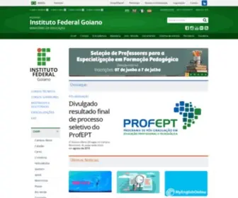 Ifgoiano.edu.br(Instituto Federal Goiano) Screenshot