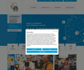 IFH-Intherm.de(SHK Messe) Screenshot