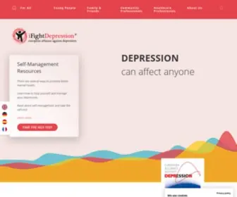 Ifightdepression.com(Start) Screenshot