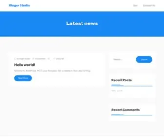 Ifingerstudio.com(Just another WordPress site) Screenshot