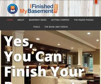Ifinishedmybasement.com(I Finished My Basement.com Home) Screenshot