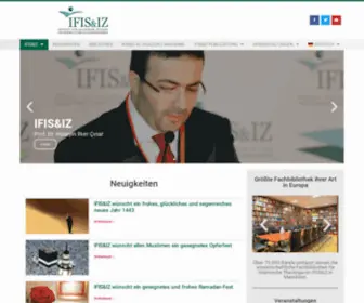 Ifis-IZ.com(Institute for Islamic Studies and Intercultural Cooperation) Screenshot