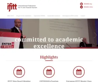 Ifitt.org(International Federation for IT and Travel & Tourism) Screenshot