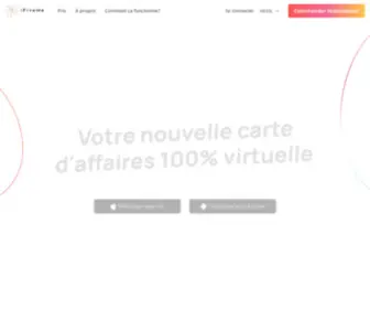 Ifiveme.com(Cartes d'affaires virtuelles) Screenshot