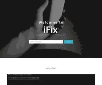 Ifix.co.uk(iFix) Screenshot