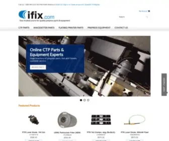 Ifix.com(CTP Parts & Prepress Equipment) Screenshot