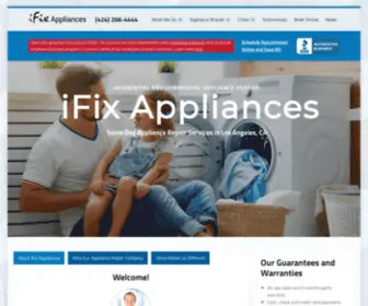 Ifixappliancesla.com(Same Day Appliance Repair Los Angeles) Screenshot