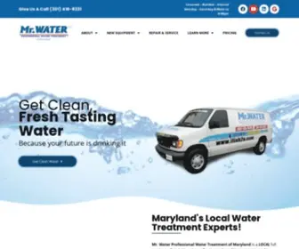Ifixh2O.com(Water Professional Water Treatment of Maryland) Screenshot