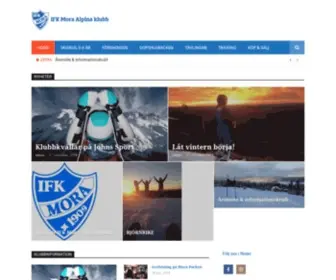 Ifkmoraak.se(Gopshusbacken, Mora) Screenshot