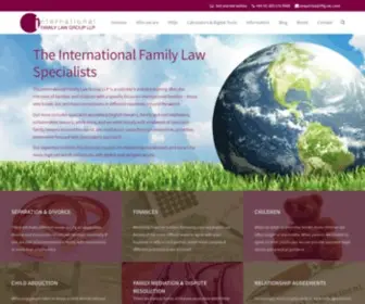 IFLG.uk.com(International Family Law Group) Screenshot