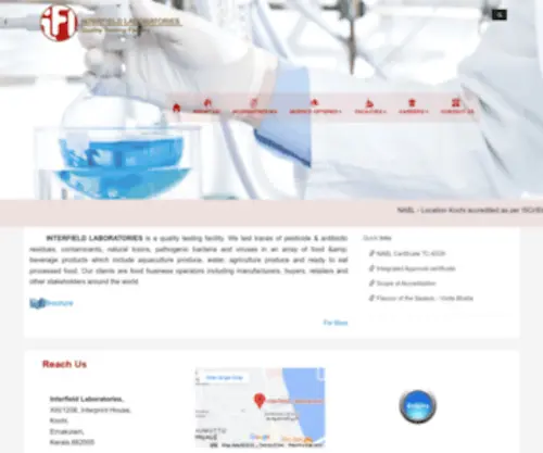 IFL.in(Interfield Laboratories) Screenshot